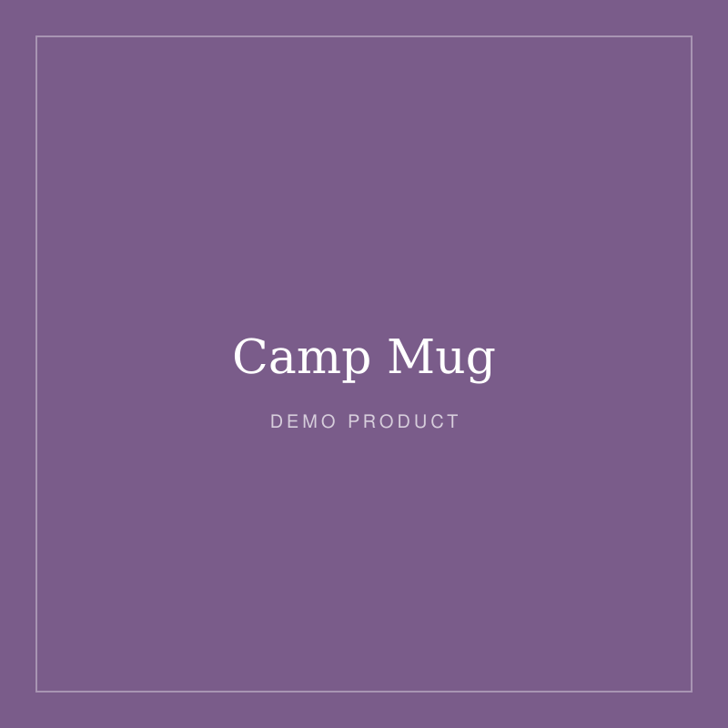 Enamel Camp Mug